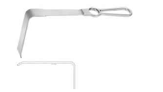 БРАННЕР РЕТРАКТОР. ЛЕЗО 120X25MM